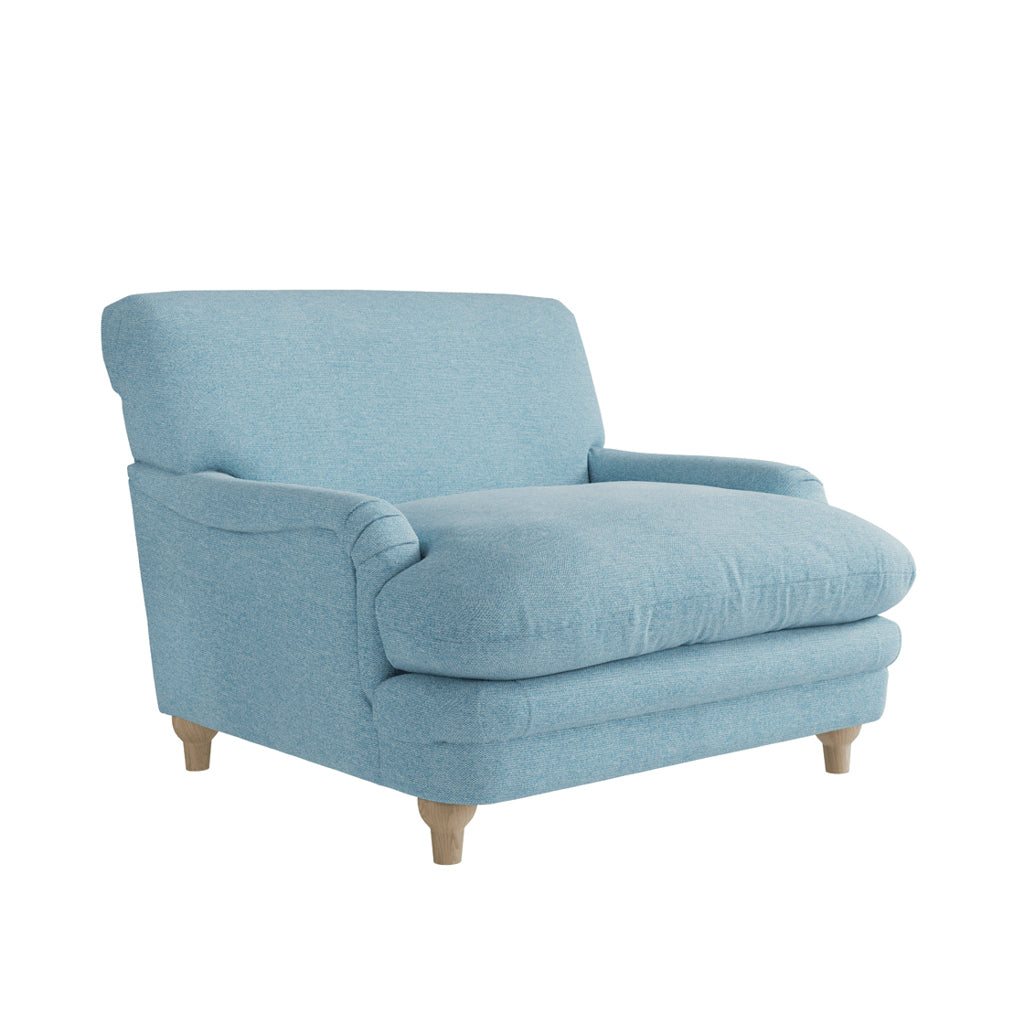 Harry Christian Home Love Seat In Duck Egg Blue