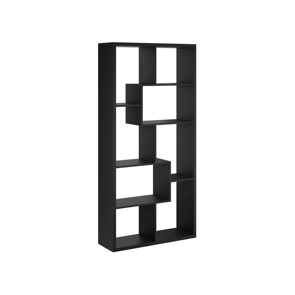 Harry Christian Home Abstract Large Black Shelving Unit