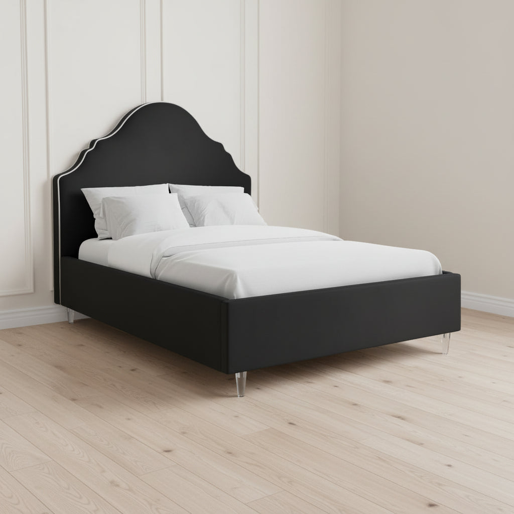 Quince Onyx Double Bed by Harry Christian