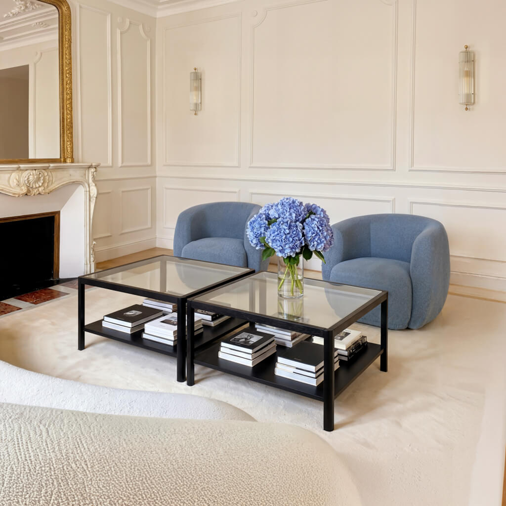 Harry Christian Home Ray Large Black Coffee Table