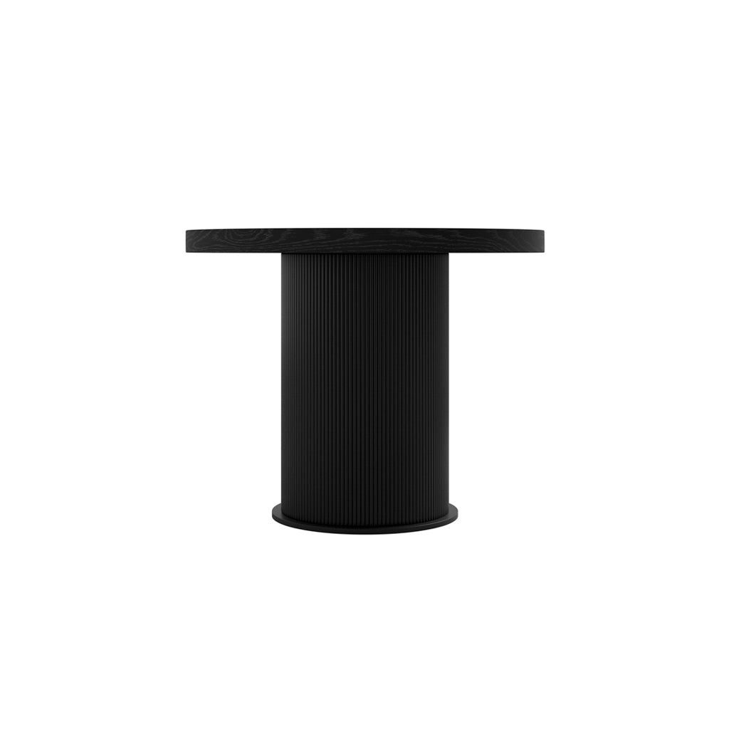 Rina Black Dining Table with 6 Alba Forest Green Chairs