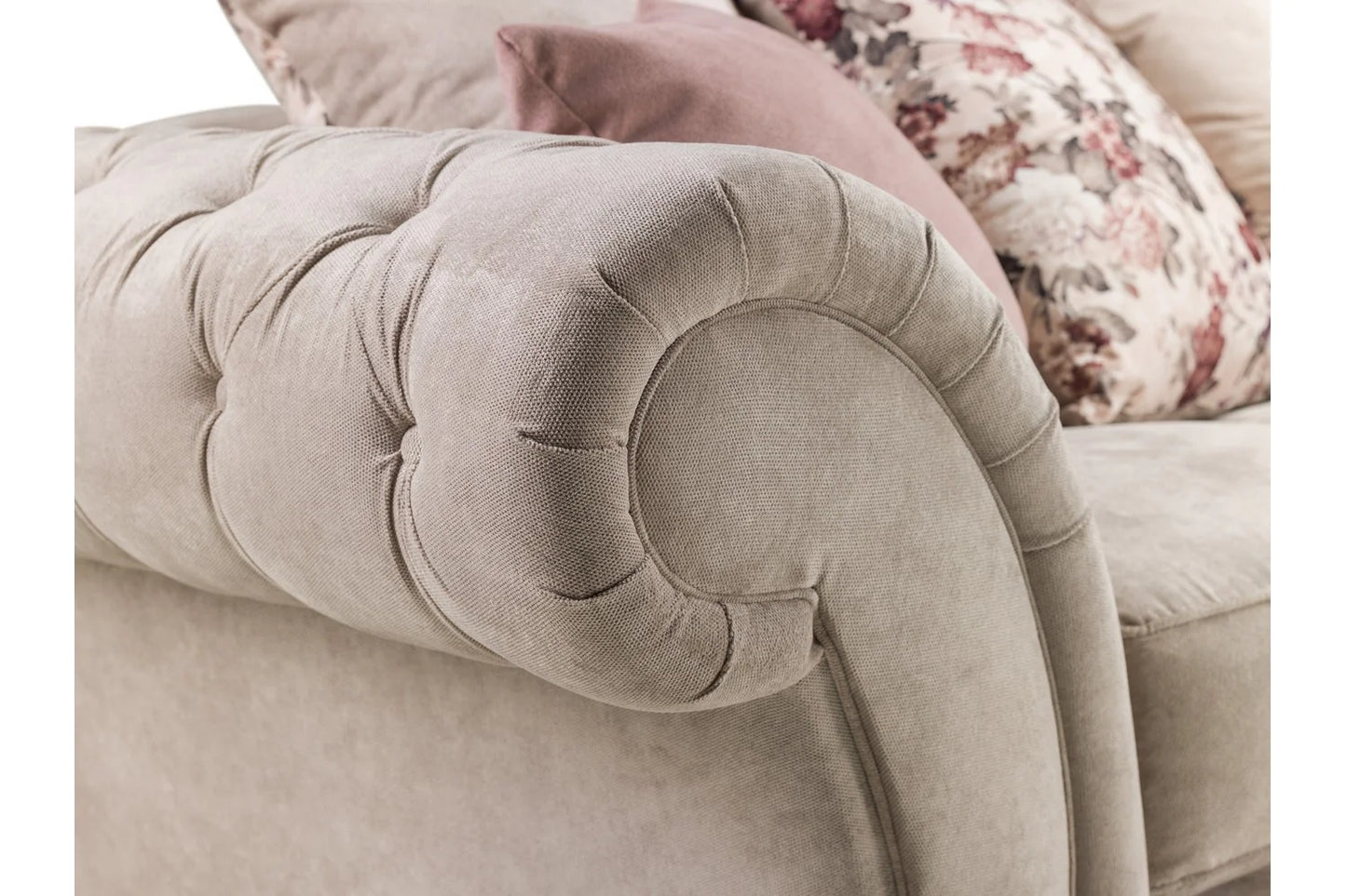 Rome Large Corner Chesterfield Style Sofa
