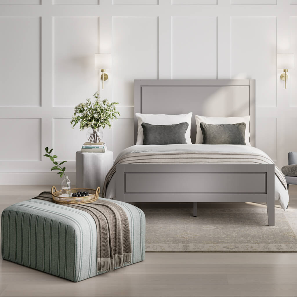 Harry Christian Home Thick Stripe Statement Pouffe