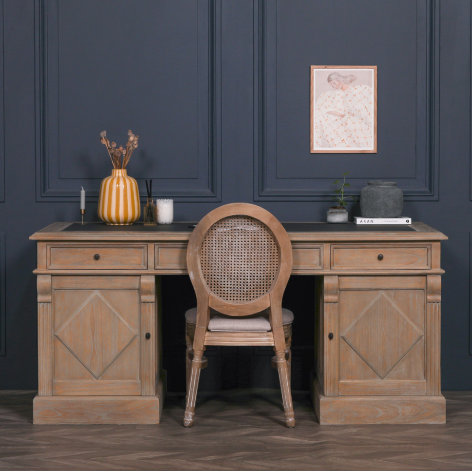 Rustic Wooden French Desk