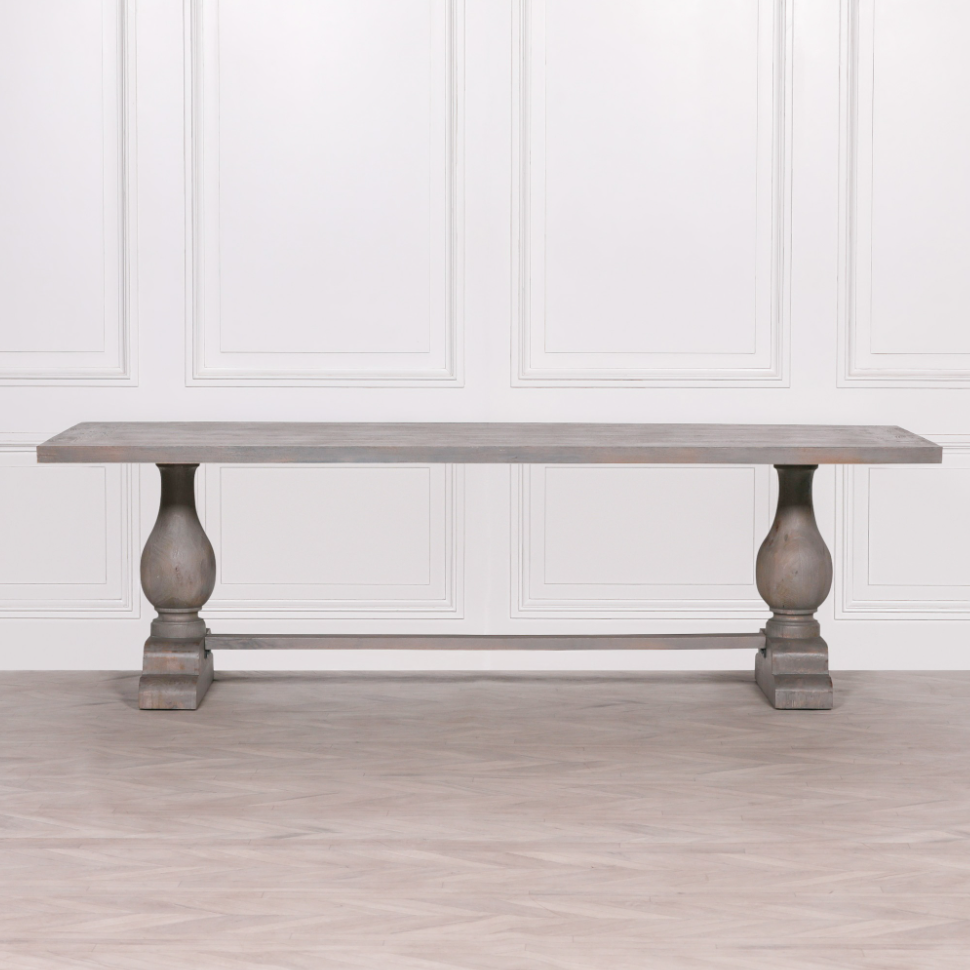 Wooden Rustic Rectangular Dining Table 260cm