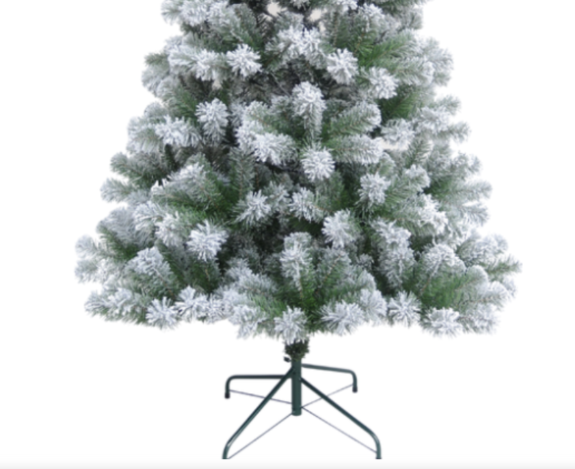 6FT / 180cm Colorado Snow Artificial Spruce Wrapped Christmas Tree with 483 Tips