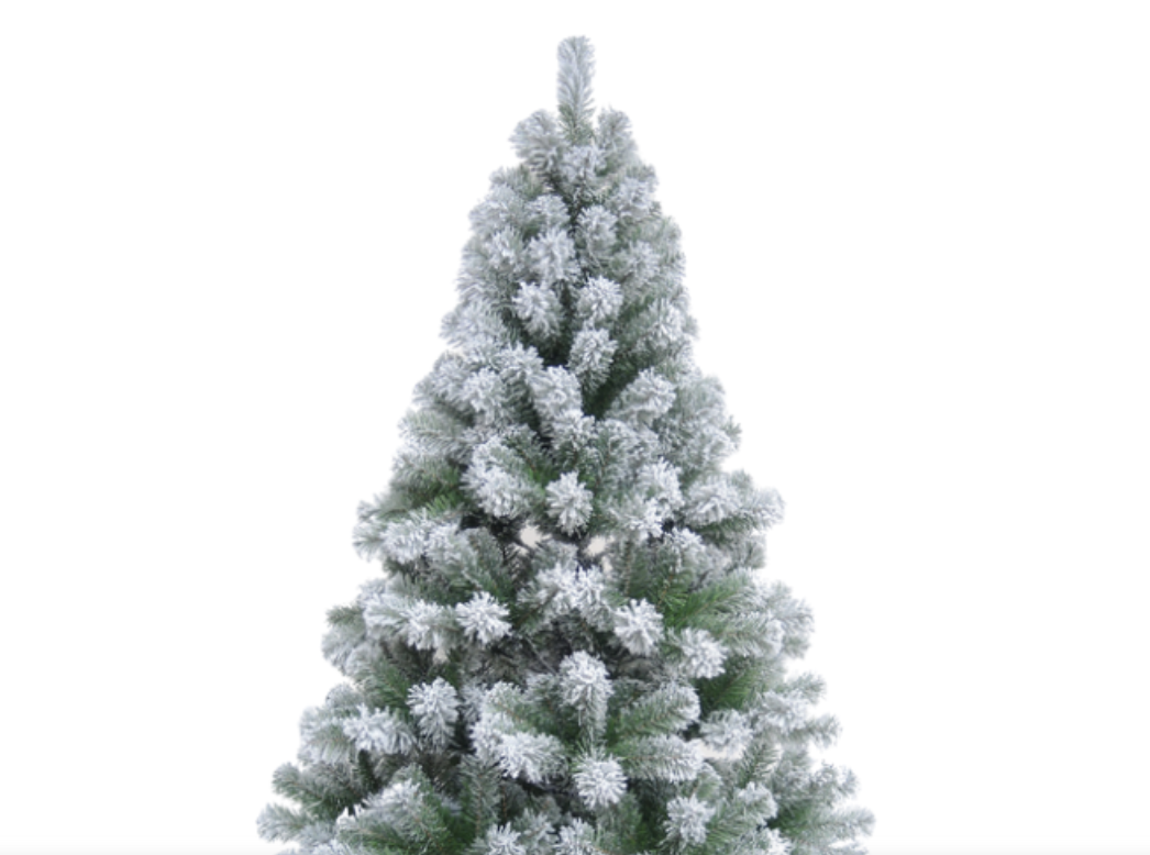 6FT / 180cm Colorado Snow Artificial Spruce Wrapped Christmas Tree with 483 Tips