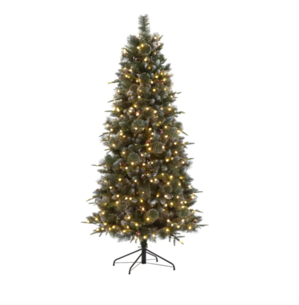 6FT / 180cm Minnesota Artificial Spruce Christmas Tree with Berries