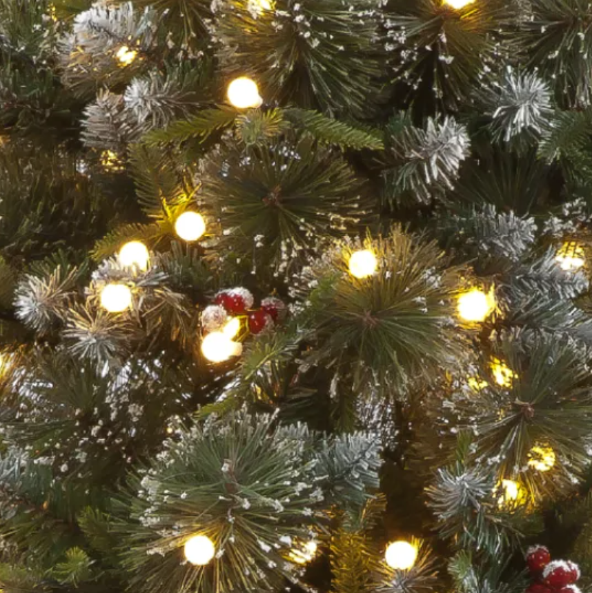 6FT / 180cm Minnesota Artificial Spruce Christmas Tree with Berries