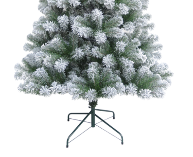 7ft Colorado Artificial Snow Spruce Christmas Tree Wrapped with 765 Tips