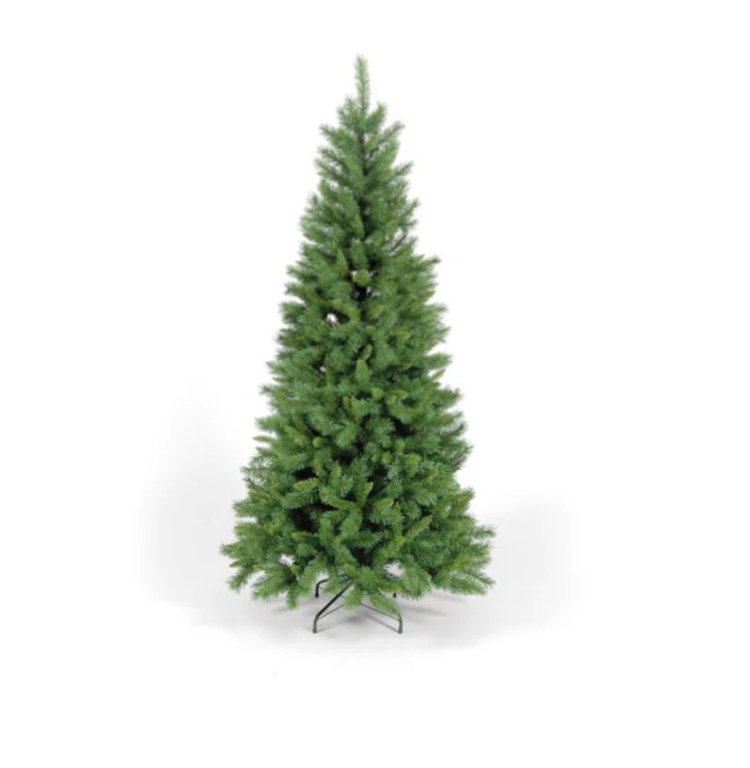 9ft Green New Duchess Spruce Christmas Tree Hinged with 1720 Tips