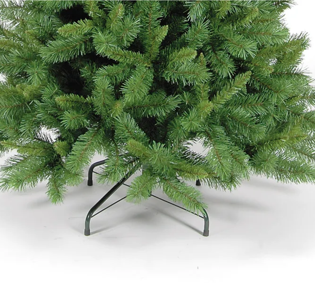 9ft Green New Duchess Spruce Christmas Tree Hinged with 1720 Tips