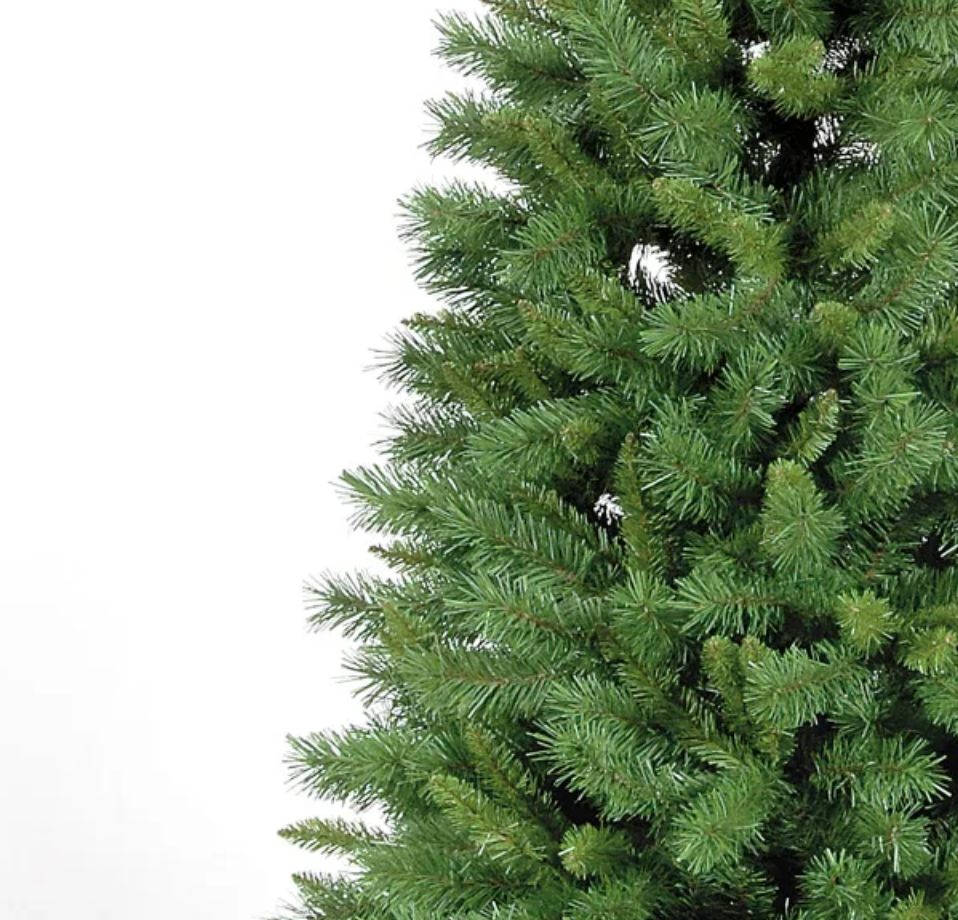 9ft Green New Duchess Spruce Christmas Tree Hinged with 1720 Tips