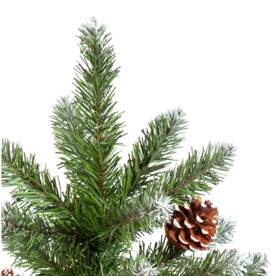 1.9ft / 60cm Mini Christmas Tree With Decorative Pinecones