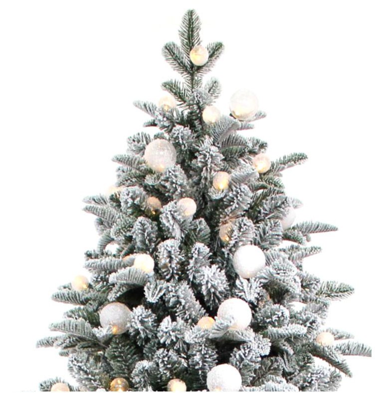 Pre Lit 7ft Diamond Lake Christmas Tree with 1598 Tips & 270 LEDs