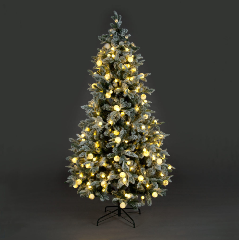 Pre Lit 7ft Diamond Lake Christmas Tree with 1598 Tips & 270 LEDs