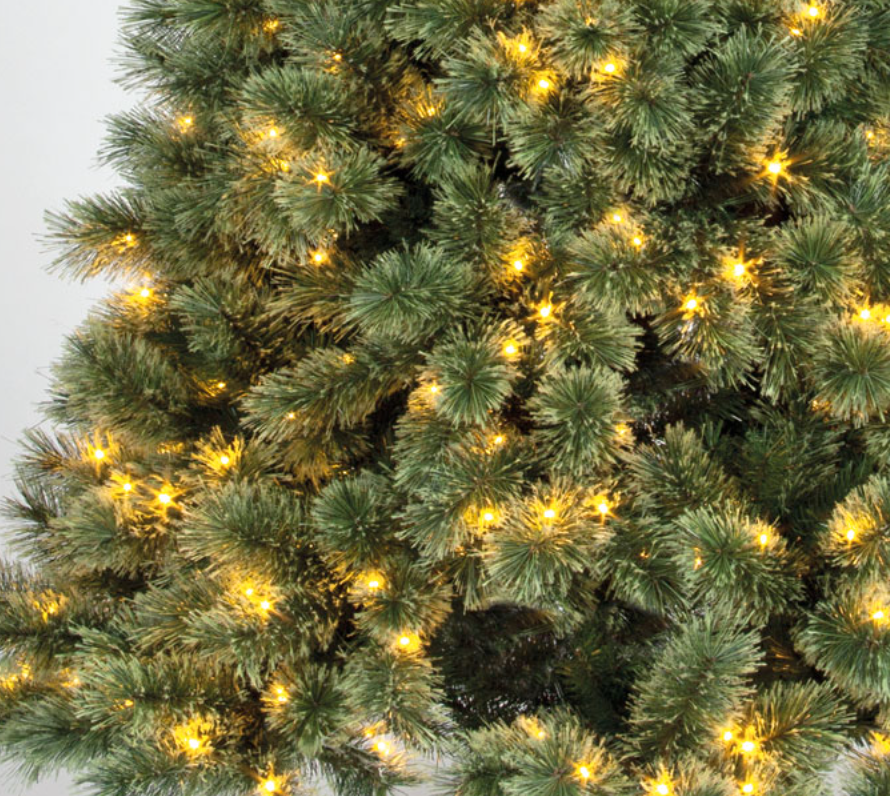 Pre Lit 7ft Arcadia Cashmere Christmas Tree with 400 Warm White LEDs