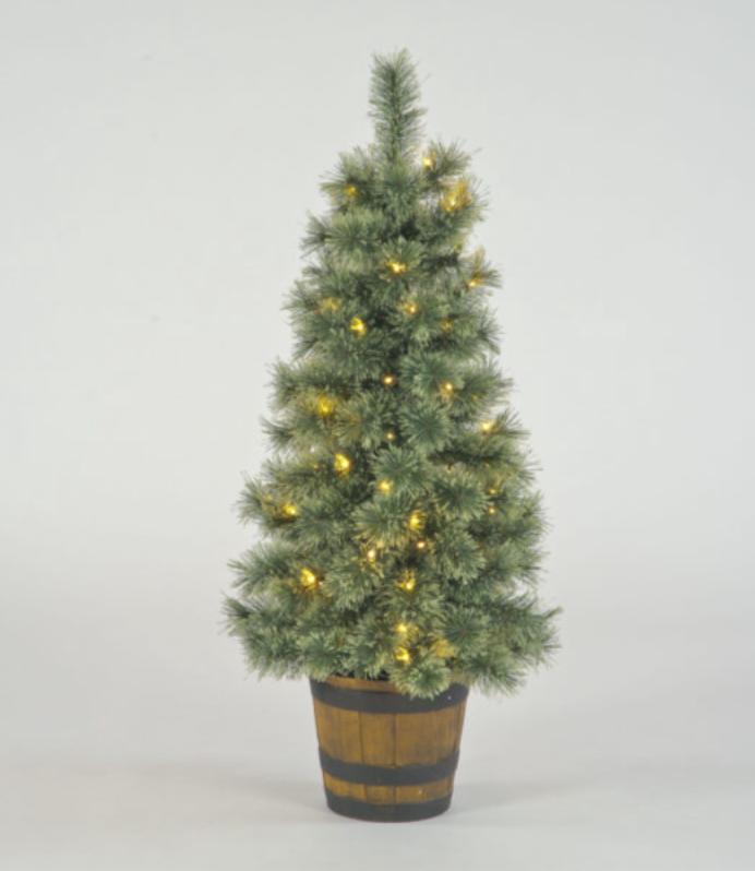 120cm Arcadia Cashmere Porch Tree With 117 Tips & 70 Warm White LEDs