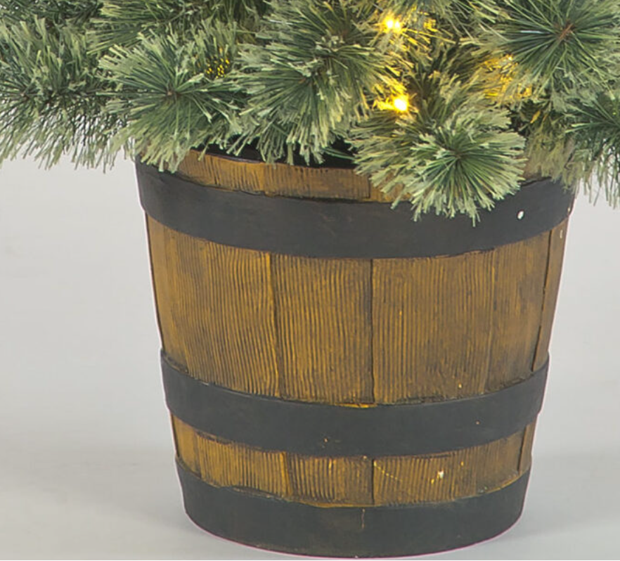 120cm Arcadia Cashmere Porch Tree With 117 Tips & 70 Warm White LEDs