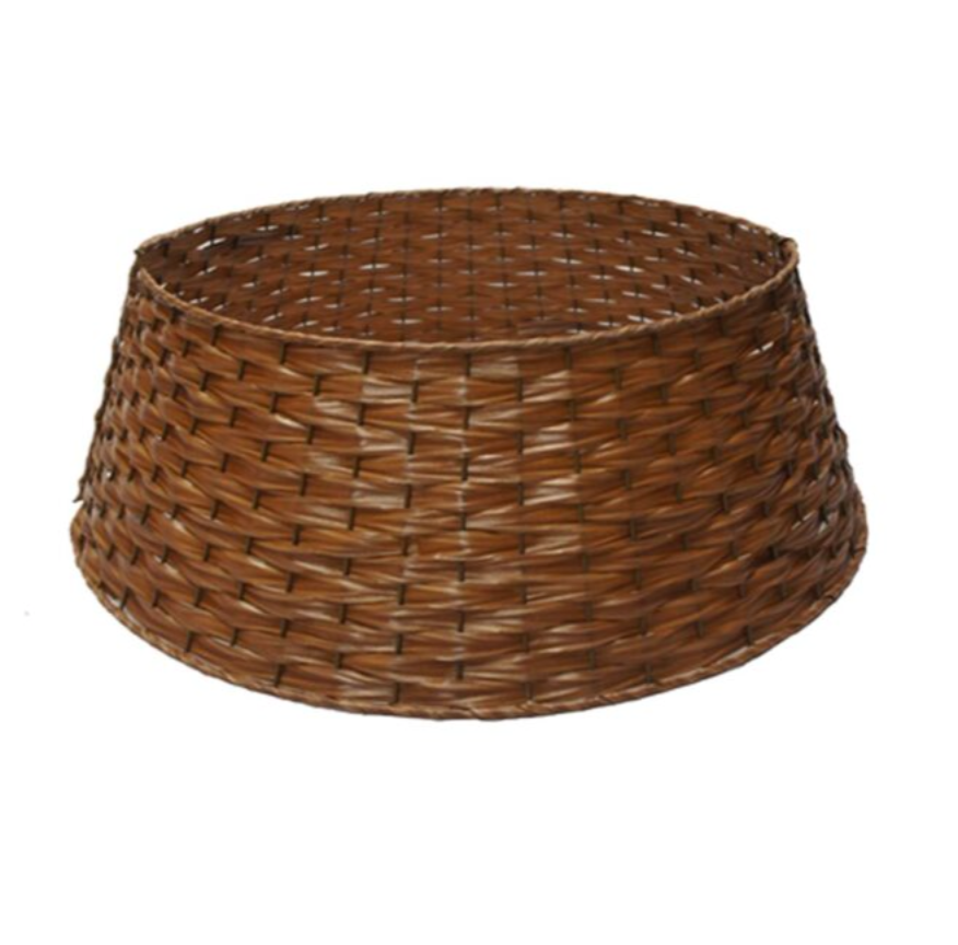 58 x 28cm Light Brown Woven PVC Tree Collar