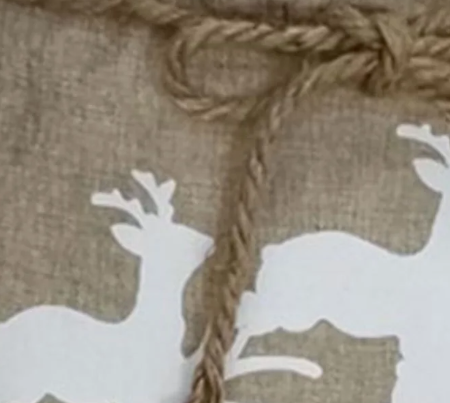 Burlap Simple Tree Skirt