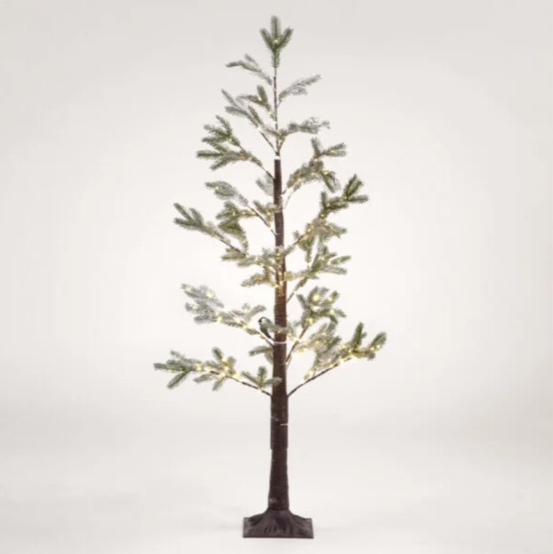 150cm Pre Lit Noel Snow Twig Tree with 240 Warm White LEDs