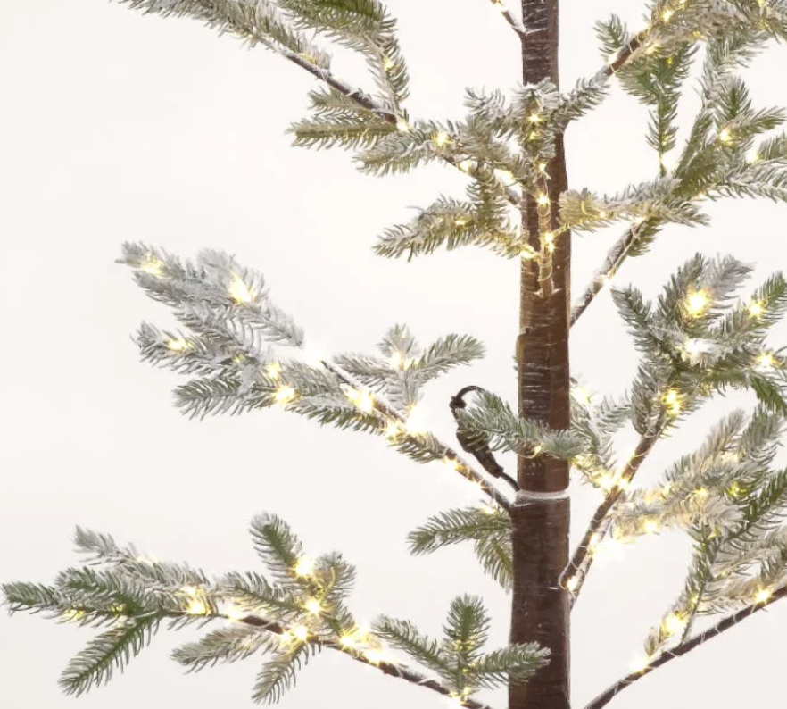 150cm Pre Lit Noel Snow Twig Tree with 240 Warm White LEDs