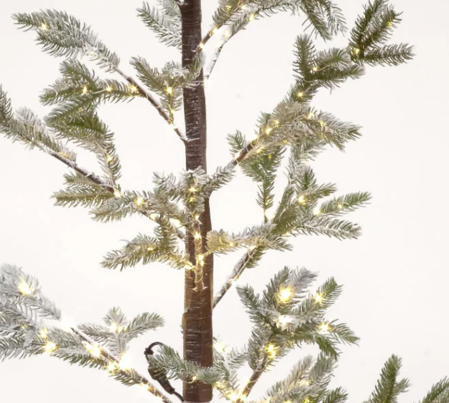 150cm Pre Lit Noel Snow Twig Tree with 240 Warm White LEDs