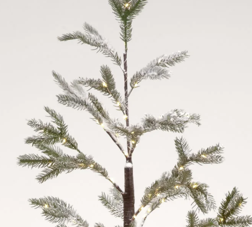 150cm Pre Lit Noel Snow Twig Tree with 240 Warm White LEDs