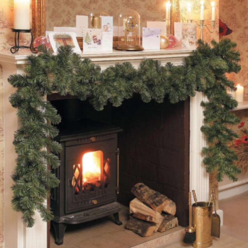 270cm Colorado Garland Green 25cm Wide