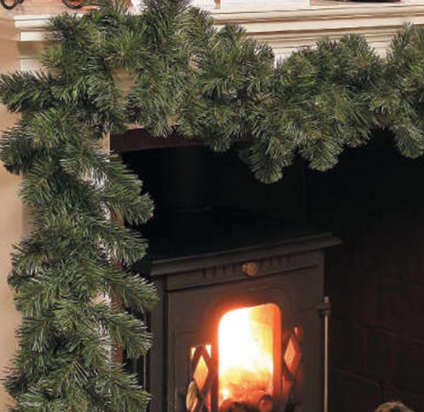 270cm Colorado Garland Green 25cm Wide