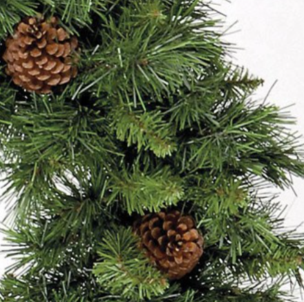 60cm Deluxe Princess Wreath with 50 Tips & 5 Pinecones