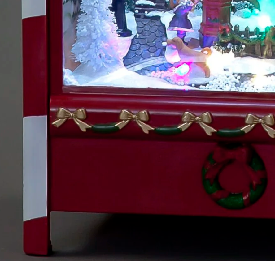 62cm Santa Mail Box with Snowing & Turning Function with Music