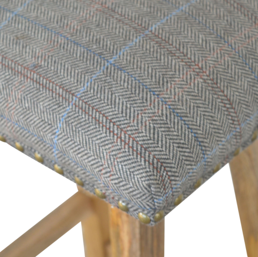 Heritage Collection Multi Tweed Bar Stool