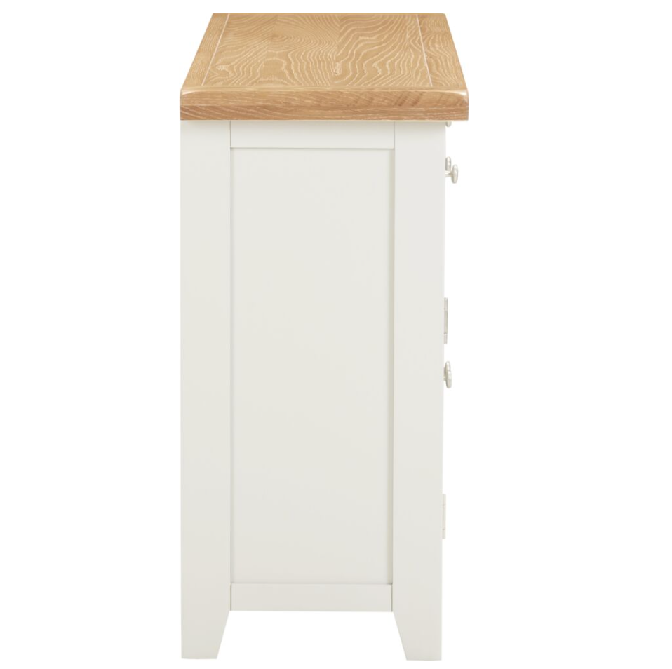 Windsor 3 Door 3 Drawer Sideboard - Ivory/Oak