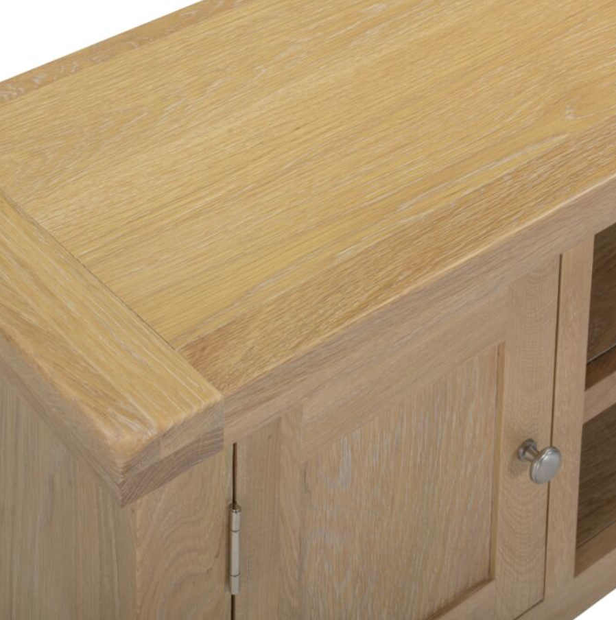 Windsor Straight TV Unit - Natural Oak