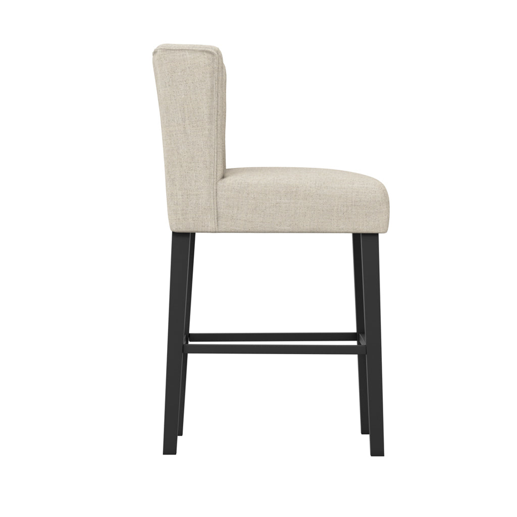 Harry Christian Home Winged Counter Chair In Stone