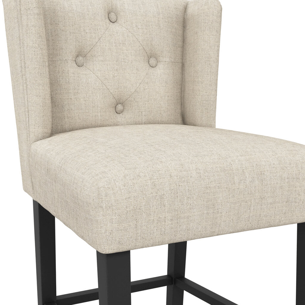 Harry Christian Home Winged Counter Chair In Stone