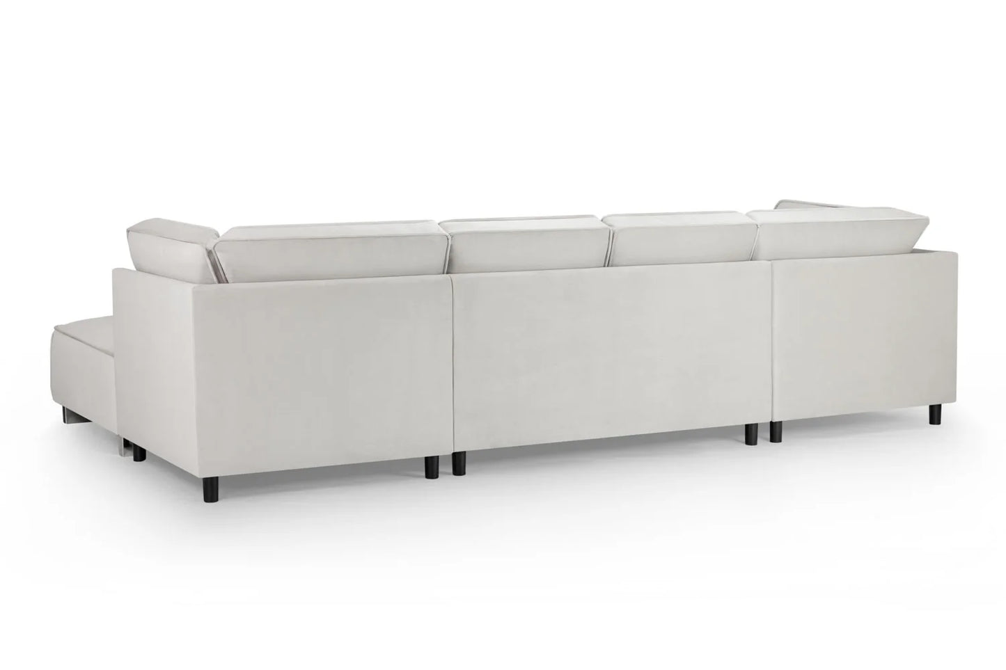 The Sloane U Shape Corner Sofa In Silver