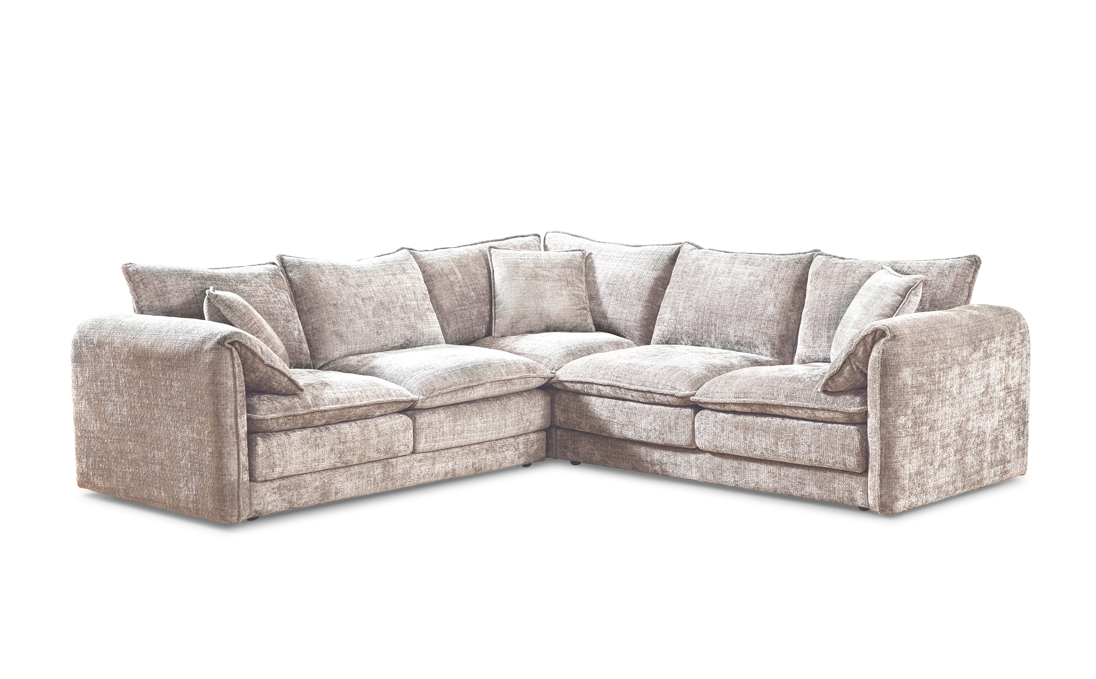 Solaya Large Corner Sofa In Beige