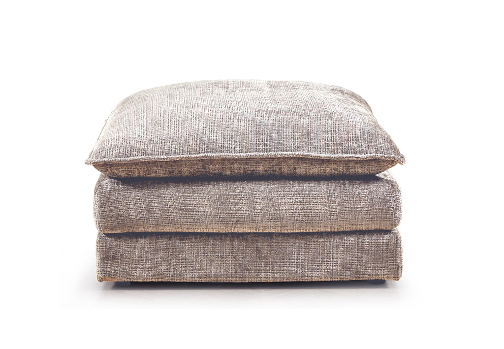 Solaya Footstool In Beige
