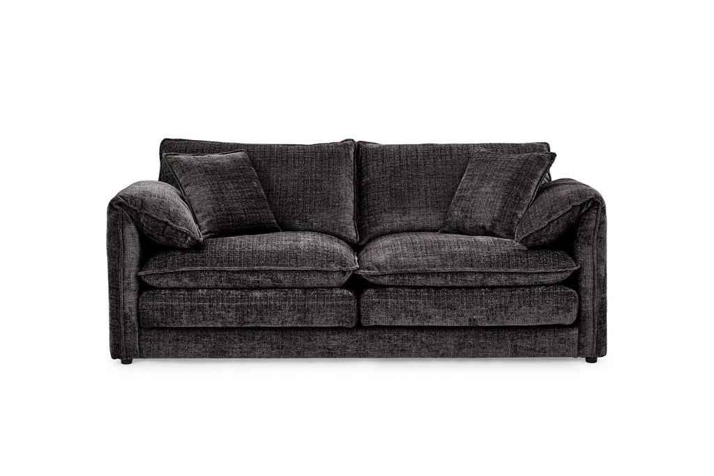 Solaya 3 Seater Sofa In Black