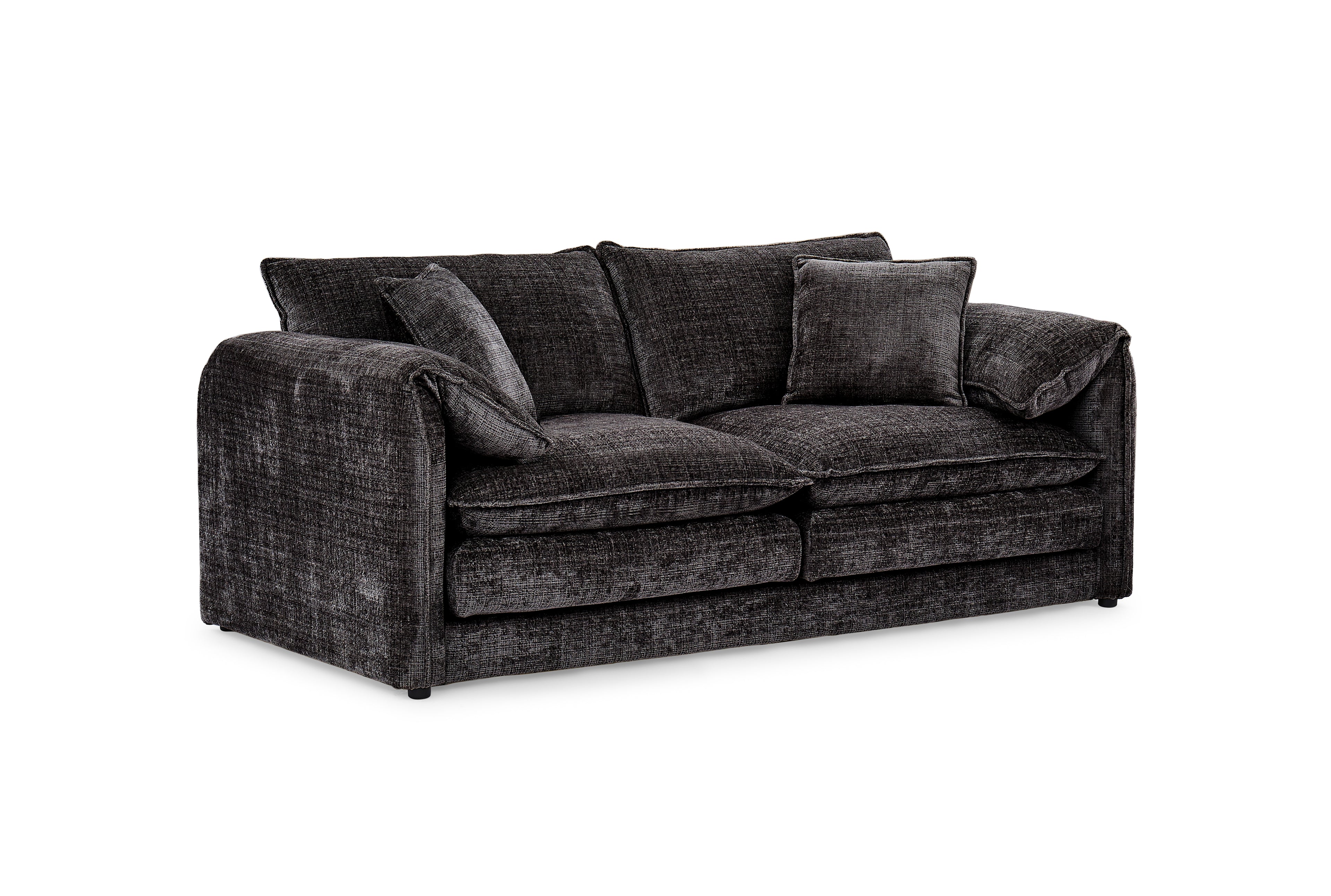 Solaya 3 Seater Sofa In Black