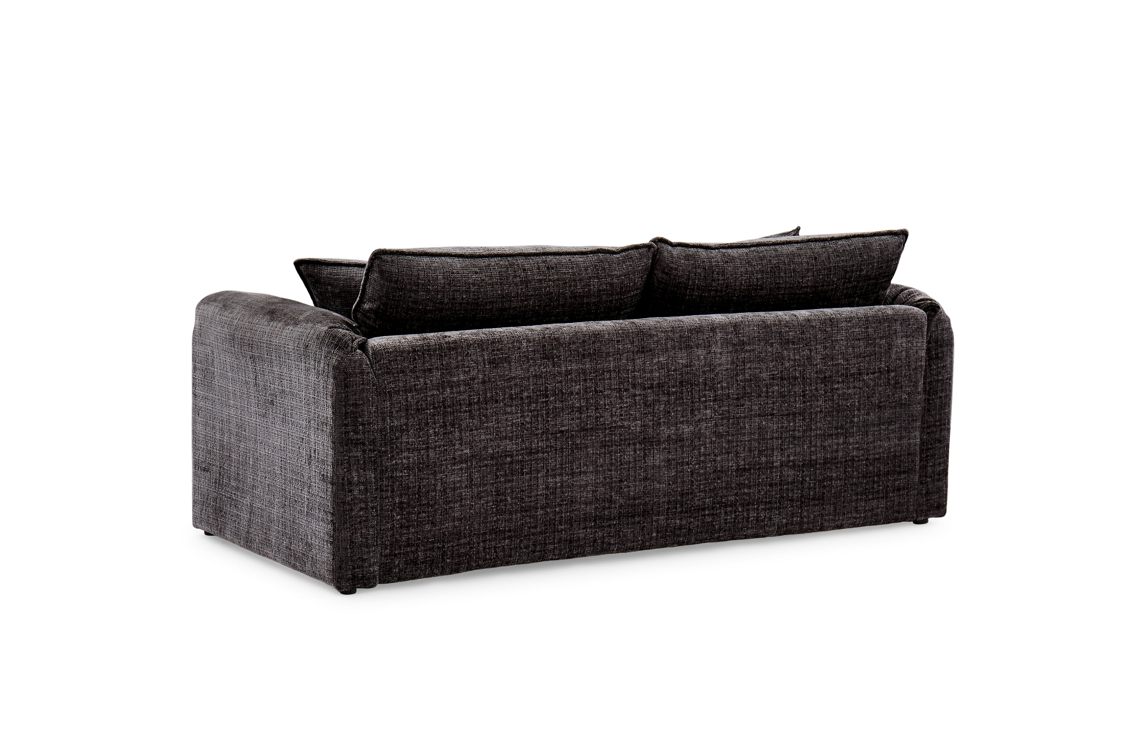 Solaya 3+2 Sofa Set in Black