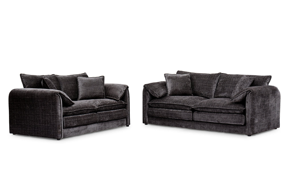 Solaya 3 Seater Sofa In Black