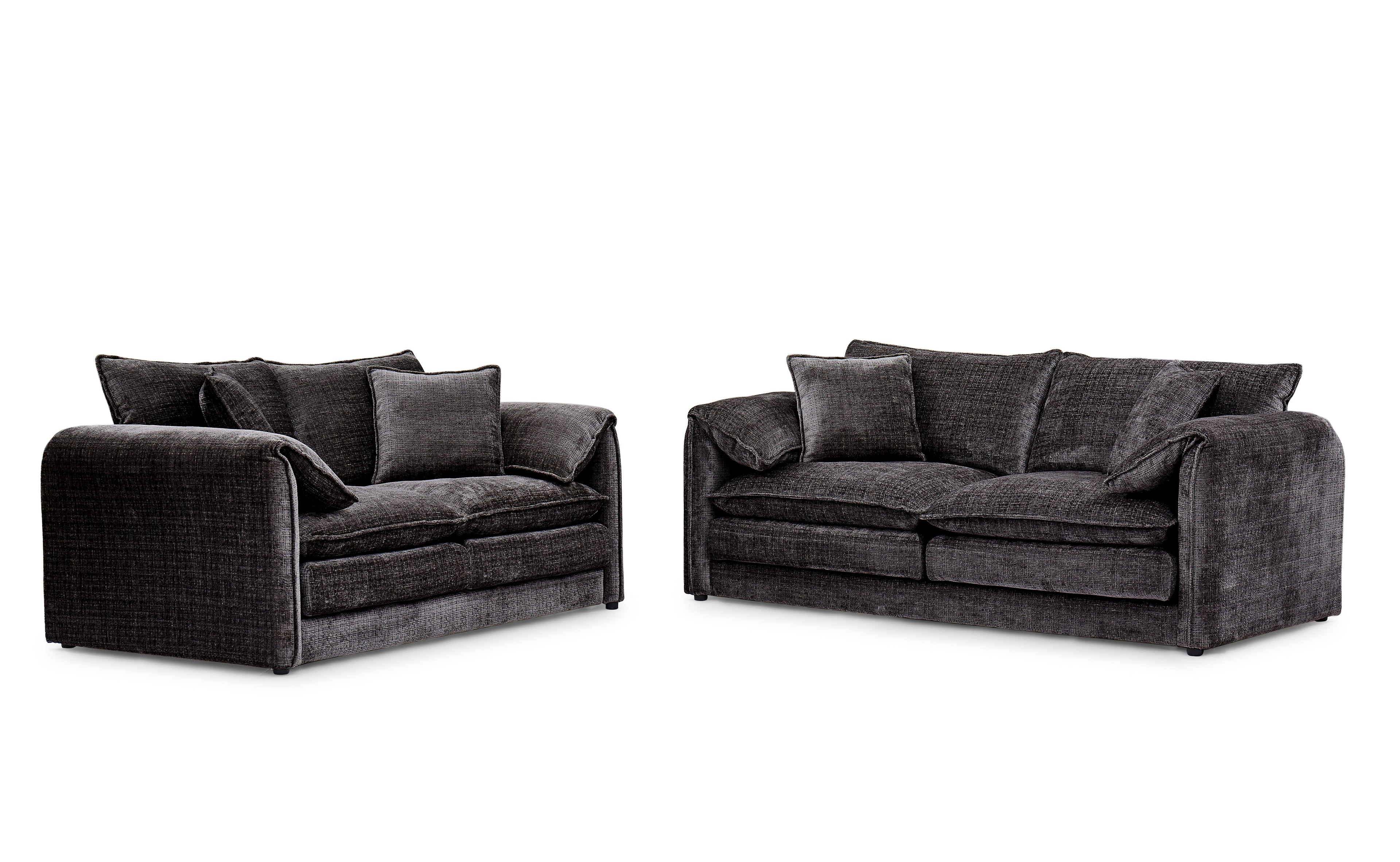 Solaya 3 Seater Sofa In Black