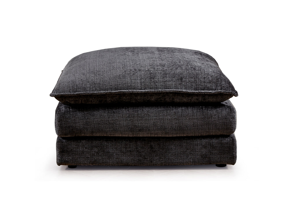 Solaya Footstool In Black