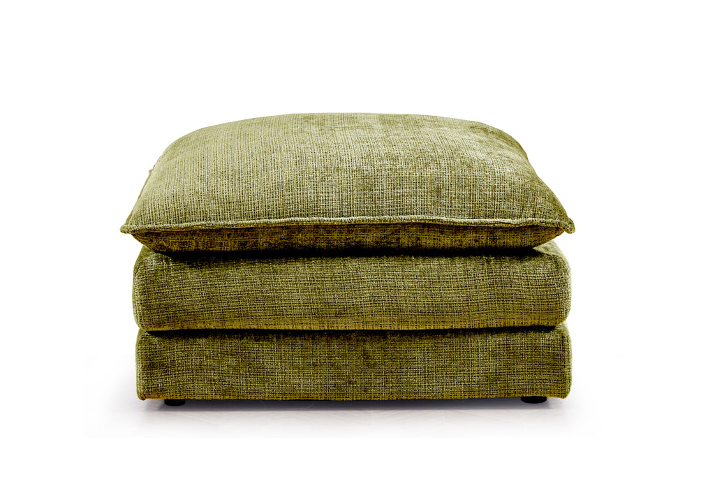 Solaya Footstool In Green