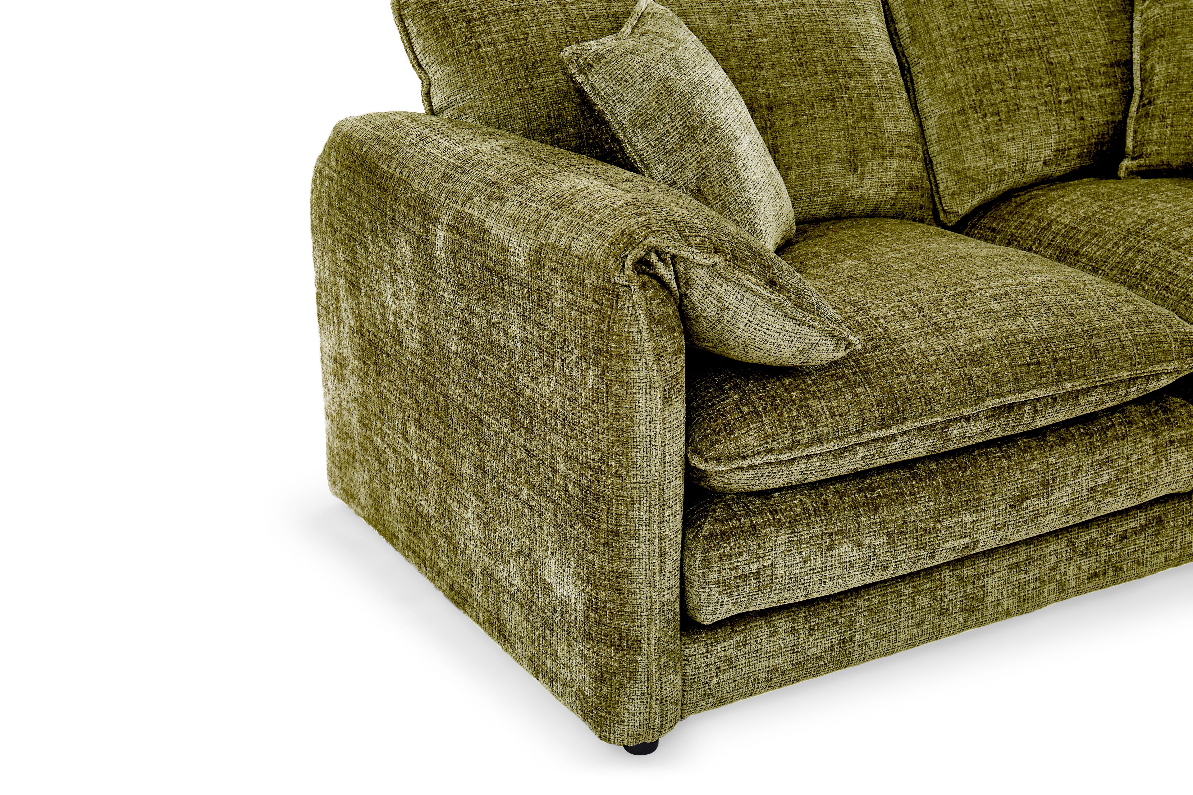 Solaya 3+2 Sofa Set in Green