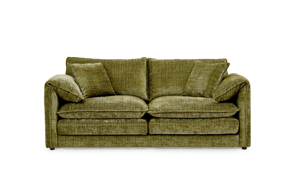 Solaya 3 Seater Sofa In Green